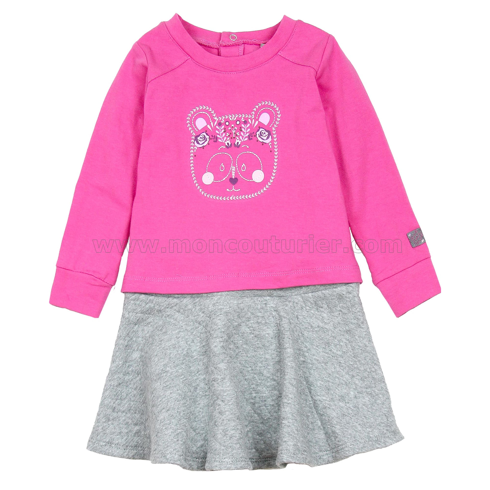 Deux par Deux Girls Tunic Fluffy Friends Sizes 18M-6 Deux par Deux Girls Tunic Fluffy Friends Sizes 18M-6